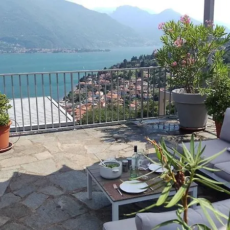 Semesterbostad Tre Terre Panorama - By Lovecomo Pianello Del Lario